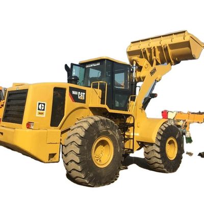 中古のCAT966H フロント エンド ローダー オリジナル エンジン マシン 重量 60000 150000 kg 販売