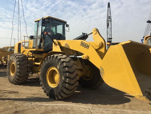 中古のCAT966H フロント エンド ローダー オリジナル エンジン マシン 重量 60000 150000 kg 販売