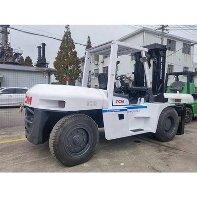 日本製の原装のFD100 10T TCMフォークリフト