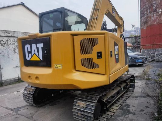 日本からの原始液圧バルブとゴムレール付きの中古キャット307.5掘削機