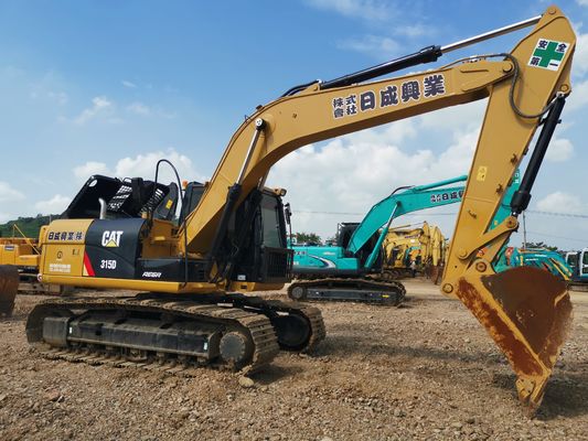 2001年~2000年 作業時間 CAT 315D 中型大型掘削機 15トンの古着クローラー掘削機