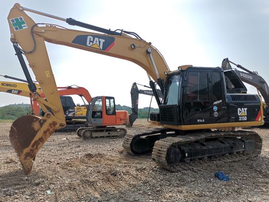 2001年~2000年 作業時間 CAT 315D 中型大型掘削機 15トンの古着クローラー掘削機