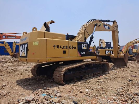 低労働時間 オリジナルエンジンのHydraulic Crawler Excavator 49TON CAT 349Dを使用