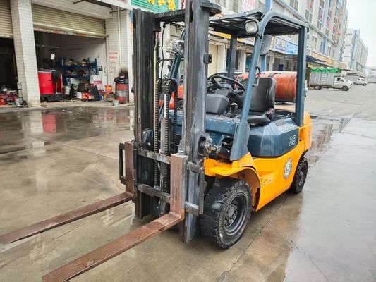 トヨタディーゼルフォークリフト 4トン 6m リフティング高度と日本エンジン