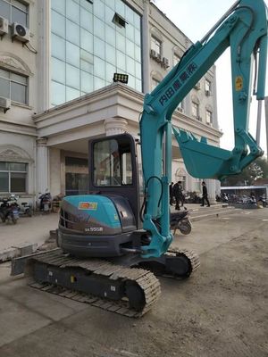 最大持ち荷重 5.5 トン コベルコ SK55 中古掘削機 95% コベルコ 状態良好