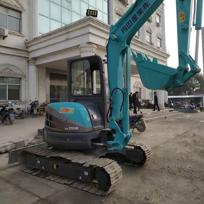 最大持ち上げ高度 44m 2021 日本用 5.5 トンのKOBELCO SK55 SK55SR-3ミニ掘削機