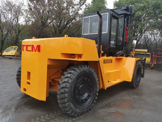 TCM 20トンのディーゼルフォークリフト FD200 FD250 容器用 重荷用 良好な状態