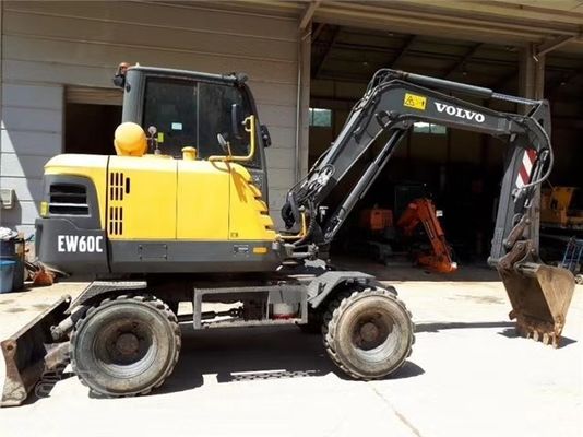 Volvo EW60 2トンのミニホイール掘削機,他のバケツ容量,良好な状態