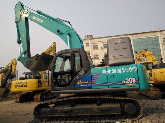 日本からのKobelco SK200掘削機 0~2000時間の作業時間と最大3トンの持ち上げ負荷