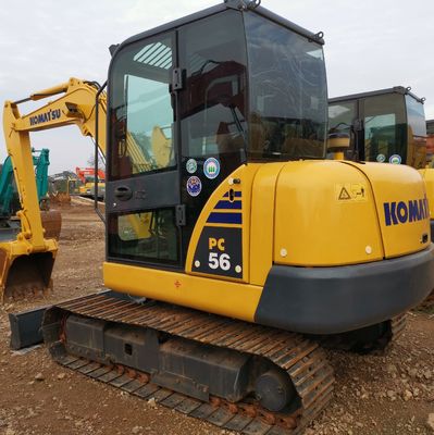 上海で低時間 コマツー Pc56-7 オリジナルの水圧バルブと使用された掘削機
