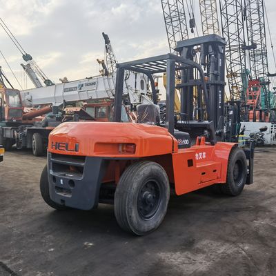 中古ヘリフォークリフト 製造工場用 H2000 100 フォークリフト 10 トン
