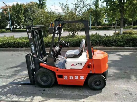 ヘリK25フォークリフト 2500kg-3500kg 容量3m-6m トリプレックスマスト LPG/ガソリンサイドシフト