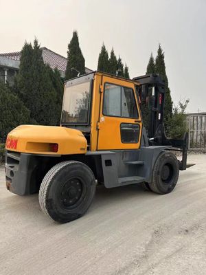 使用済み TCM FD80 ディーゼルフォークリフト CE 4.5m リフト高度 6m/s 速度 優れた状態