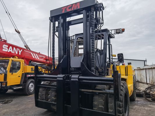 コンテナの積載と卸載作業のためのTCM FD230 12-25トンのディーゼルフォークリフト