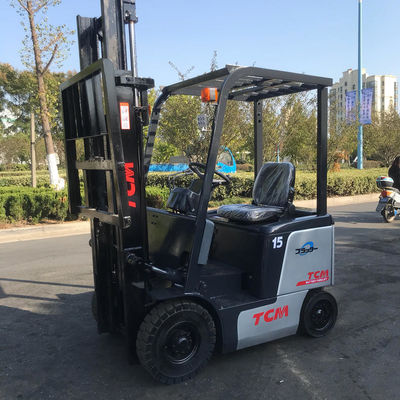 TCM FB15 上海のクラークフォークリフトで電池駆動の1.5トンのフォークリフト