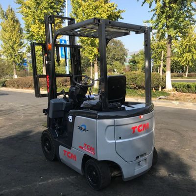 TCM FB15 上海のクラークフォークリフトで電池駆動の1.5トンのフォークリフト