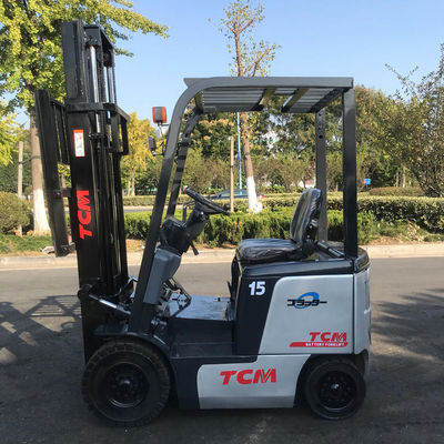 TCM FB15 上海のクラークフォークリフトで電池駆動の1.5トンのフォークリフト