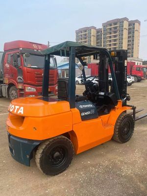 オリジナルTOYOTA エンジン使用フォークリフト トヨタ 7FD50 3TON 4TON 5TON