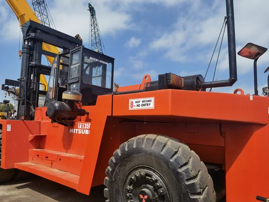 35t 三?? FD350 35トンのビルディング材料ショップ用フォークリフト フォーク長さ 3254mm