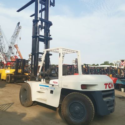 電力源 使用された10トンのTCMフォークリフト FD100とフォーク幅