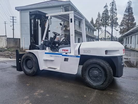 100トンのトヨタ 中古フォークリフト 日本 オリジナル 日本 10トンの大型フォークリフト TCM FD100