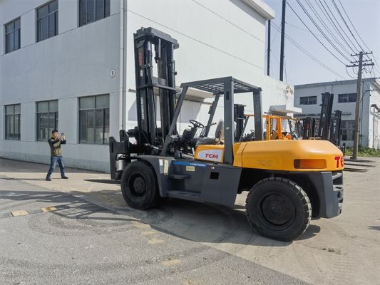 TCM FD100 10T 中古ディーゼルフォークリフト 5m マスト 6m 高さ サイドシフト 10000 KG 重量