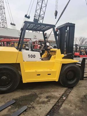上海工業区 販売 日本 中古 TCM 10 トン FD100 ハイマストフォークリフト