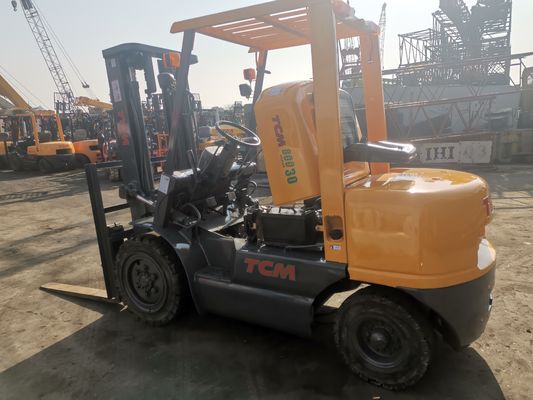 強力なTCM望遠鏡式ディーゼルFD30 T5フォークリフト3トン 45 機械修理でピックアップ