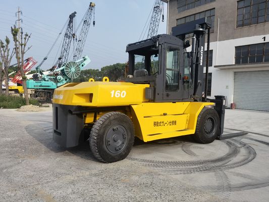 コマツー FD160 16トンのディーゼルフォークリフト 中古 家庭用 フォーク幅 1200mm