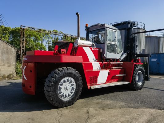 フォークの長さ 常用 カルマ 25 トンのコンテナ フォークの位置付け装置付き リッチスタッカー