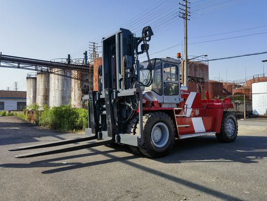 フォークの長さ 常用 カルマ 25 トンのコンテナ フォークの位置付け装置付き リッチスタッカー
