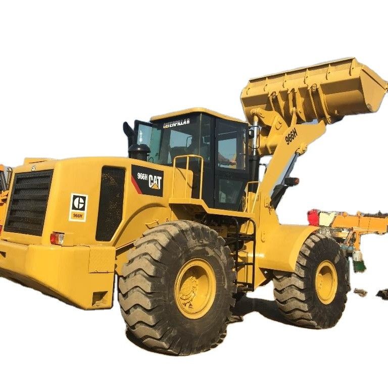 中古のCAT966H フロント エンド ローダー オリジナル エンジン マシン 重量 60000 150000 kg 販売