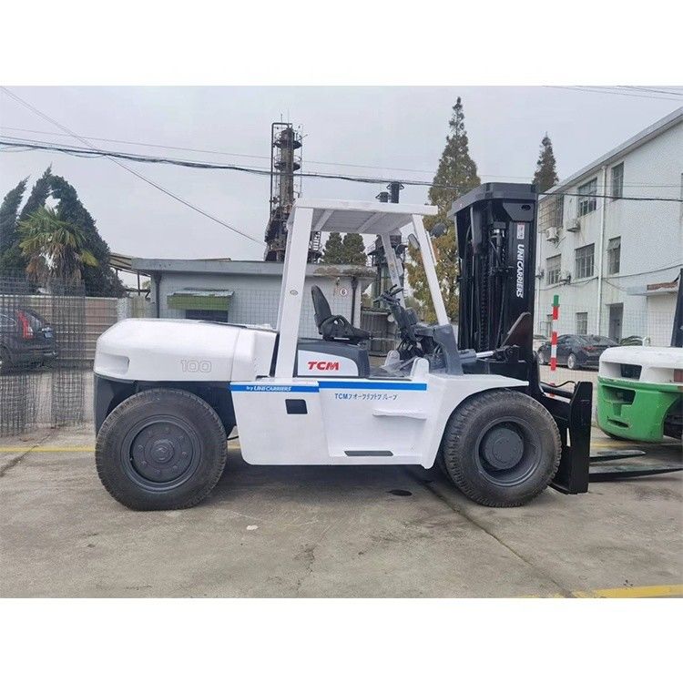日本製の原装のFD100 10T TCMフォークリフト