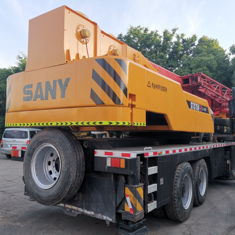 安価な SANY 75 トン STC750 オリジナルエンジン付きの中古水力移動トラッククレーン