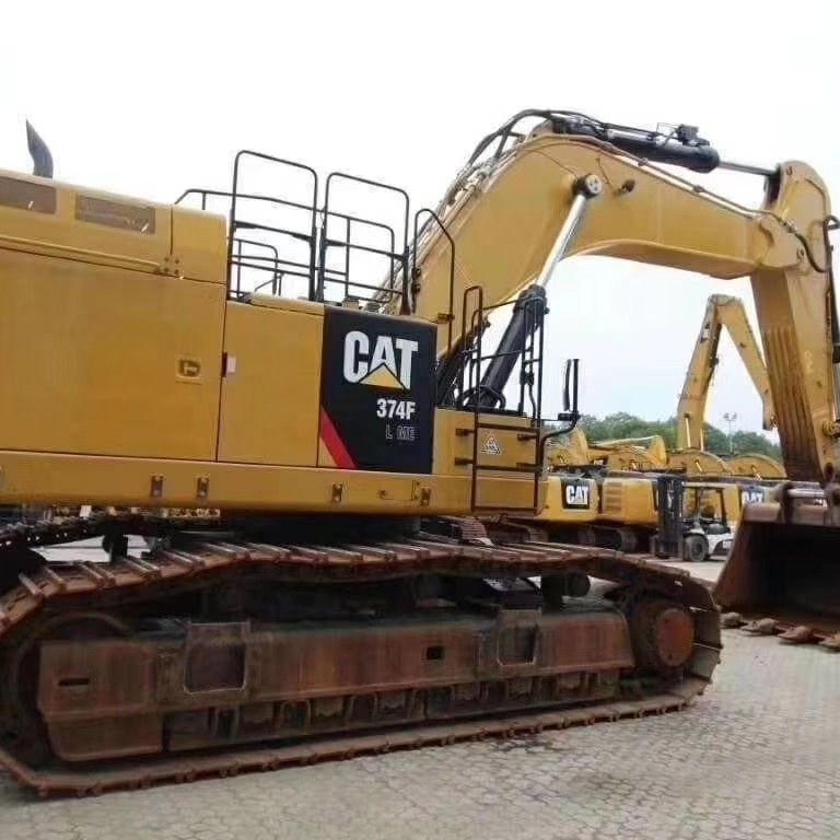 74000 KG CAT 374F 地を移動する掘削機 建設作業用の古用掘削機