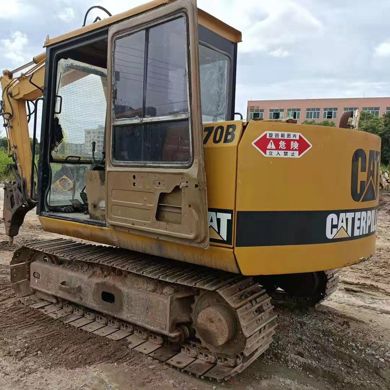 上海で使用された CAT E70B 掘削機 7TON 作業重量