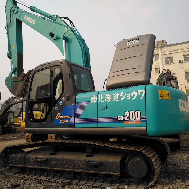 日本からのKobelco SK200掘削機 0~2000時間の作業時間と最大3トンの持ち上げ負荷